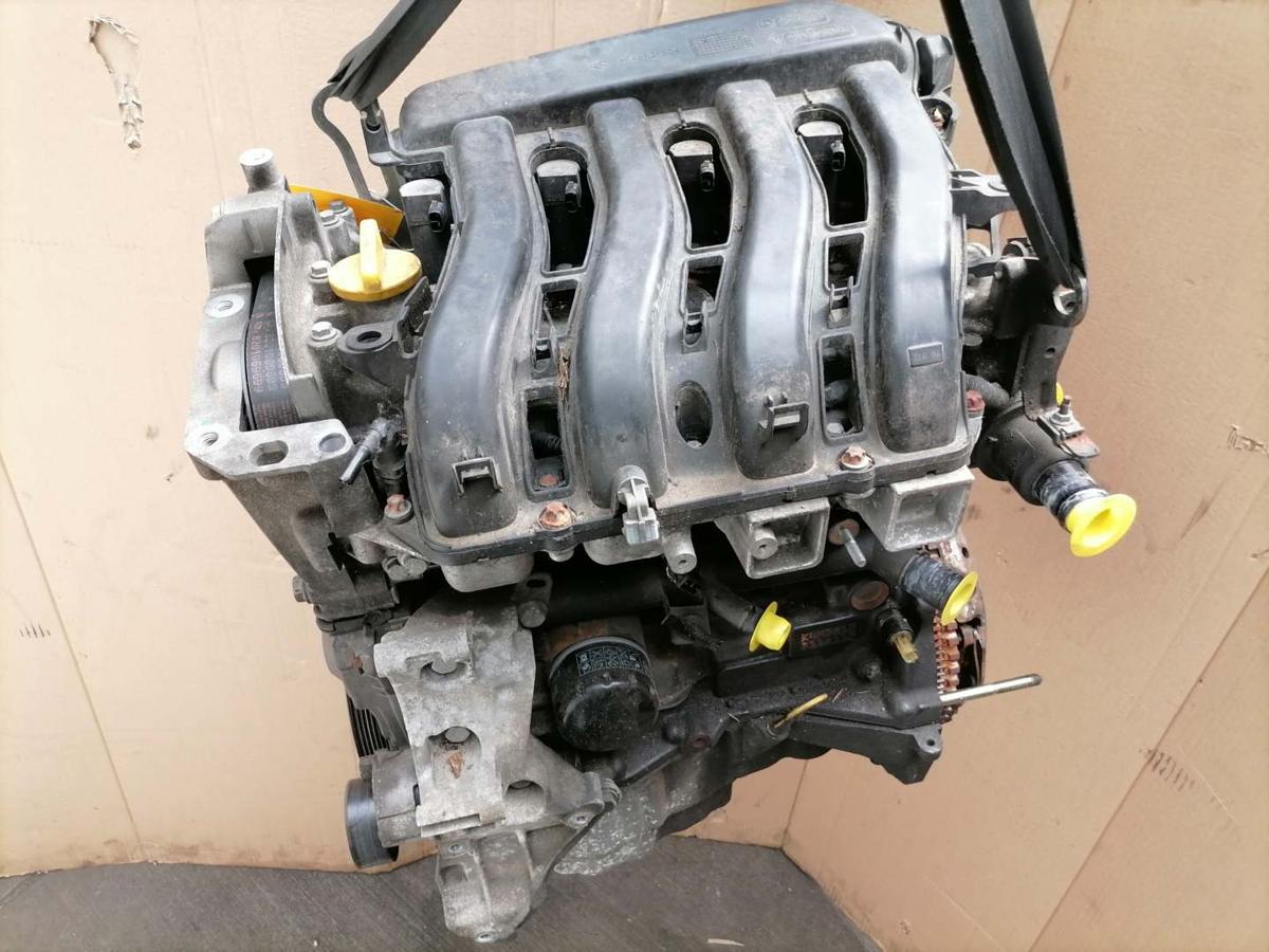 Renault Megane 2 original Motor K4M812 1,6 16V 82KW funktionsgeprüft Bj.2007